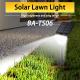 16LED Solar Lawn Light 12W Super Bright Beads Double Angle Adjustable With Removable Rod