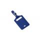 Pantone Color Rectangle Fabric Luggage Tag Travel Pu Leather Advertising Gift