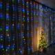 IP44 3*3M 300 LED Copper Wire Curtain Light 5V USB With 8 Mode