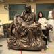 Pieta Bronze Sculpture Virgin Mary Catholic Religious Statues Life Size