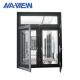 Factory Price Half Moon Tempered Glass Aluminum Casement Windows