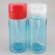 120ml Transparent Blue Emollient Water Makeup Remover Toner Press Pump Cosmetic  Bottle