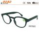 New arrival and hot sale plastic reading glasses,spring hinge and two pins on the temple