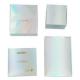 Gradient Flat Pack Gift Boxes , Holographic Packaging Box with Front Lock
