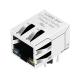 Pulse JD0-0004NL Compatible LINK-PP LPJ0277AHNL 10/100 Base-T Tab Down Green/Yellow Led Single Port Ethernet Lan RJ45 POE Connector