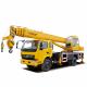 Building Construction 10 Ton Truck Crane With Telescopic Boom Hengli Hydraulic Valve