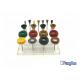 Dental Lab Assorted Polishing Brushes For Rotary Tools CE / ISO Approval