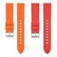 OEM Custom Print Silicone Rubber Watch Band Quick Release 20mm