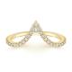 Exquisite Ring  Features Shimmering Pavé Diamonds With 9K Gold For Women