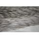 Patterned Artificial Long Hair Fur Fabric Jacquard Faux Fox By The Yard