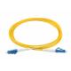 Single Mode Fiber Optic Patch Cord LC To LC 2 Meters 2.0mm LSZH 9/125 RoHS Compliant