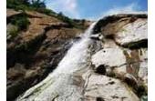 The dragon   s pool waterfall travels  Qingdao of China