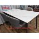 Stylish Dining Experience with Hand Control and Heating Funriture Graphene Warm Dining Table