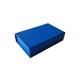 Pure Dark Blue Color Folding Gift Boxes For Clothes Apparel Packaging