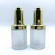 Transparent 20ml Glass Dropper Bottles Small Essential Oil Bottles ISO 20001