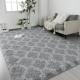 9mm Thickness Custom Geometric Indoor Floor Rug Large Shag Area Rugs for Bedroom Plush