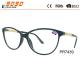 Hot sale style reading glasses , made of PC frame with metal hinge,suitable for women and men