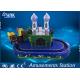 Kids Game Coin Operated Arcade Machines Indoor Entertainment Equipment With Train Ride