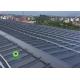 Large Scale Utility Solar Panel Flat Roof Mounting System For Industrial Roof