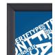 Waterproof LED Advertising Boards Door Open Lockable Silver Frame  Silk - Screen Printing LGP