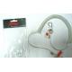 Transparent gray stianless wire rein-forced coil tether cord with egg hook &