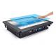 Industrial Grade Metal Rugged 10 Inch LCD Rack Mount Touchscreen Monitor Display With 12V DC Input AND USB RS232