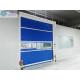                  PVC Fabric Car Wash Plastic Fast Action Automatic Servo System Rapid Roll High Speed Roller Shutter Door             