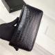 Authentic Crocodile Belly Skin Men's Large Card Wallet Genuine Real Alligator Leather Male Clutch Purse Money Bag