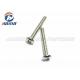 Stainless Steel Self Tapping Screws Slotted Pan Head For Industrial Building