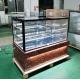 Marble Color Commercial Display Fridge Pastry Display Chiller With LED