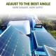 2 Hour Installation Aluminium Solar Panel Angle Mounting Bracket 400Lbs