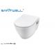 Ceramic Wall Mounted WC , Rimless WC Ceramic wall-hung pan 520*360*340mm