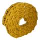 SD16 D65 Bulldozer Excavator Track Link Chain Yellow For Earthmoving