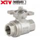 Acid Resistant 2PC Mounted Ball Valve Q11F-1000WOG Customizable for Media Applications