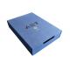 Light Blue Sliding Paper Box Accept Custom Recyclable Environment Friendly