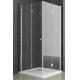 6mm Clear Tempered Glass Hinged Shower Door Enclosure with Chrome Profile