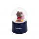 65mm Funny Bear Plastic Snow Globe For Souvenirs
