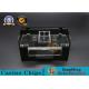 Custom Black Stainless Steel Metal Poker Shuffler Automatic 1 2 Decks