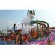 Castle Style Childrens Fun Play Slides Aqua Tower Water Playground Equipment Outdoor