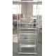 Portable Retail display units Metal Display Racks with wire shelving for showing products