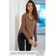                  Spring and Summer New Breathable Quick Drying Knit Sports Cover Long Sleeve Women Running Casual Fitness Yoga Wear Top             