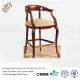 Wooden High Bar Stools With Arms Upholstery For Bar Furniture And Bistro Furniture