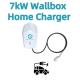 IP54 AC 7kw Wallbox EV Charger 3 Phase Car Charging Point 4G Wifi Applet