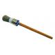 Hollow Chip Round Chalk Paint Brush Polyester Filament Lacquered Wood Handle