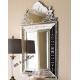 Fashionable Venetian Wall Mirror Decor 70 * 115cm Size Silver Color