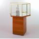 Custom Made Glass Showcase Cabinet Hexagonal Retail Jewelry Display Cases