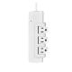 3 outlet UL and CUL Tested Power Strip 1.5ft 3*14SJT Cord with Switch, 3USB, Surge Protector