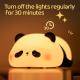 Customization Silicone Night Light Panda Usb Rechargeable Table Led Lamp Night Light Silicone Night Lights For Kids Room