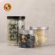 Custom PET Clear Plastic Candy Containers With Aluminum Lid Recyclable