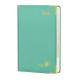Green ODM A5 Planner 2023 Daily Schedule Sponge Filled Hardcover Monthly Tabs